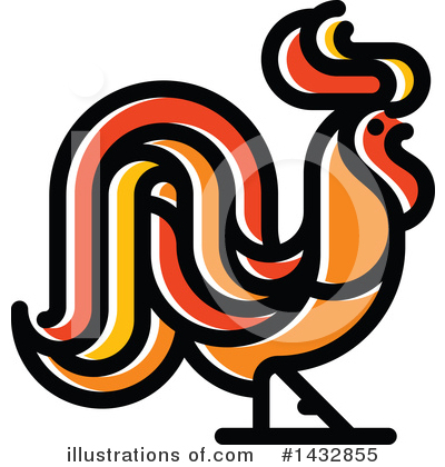 Royalty-Free (RF) Rooster Clipart Illustration by elena - Stock Sample #1432855