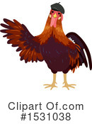 Rooster Clipart #1531038 by BNP Design Studio
