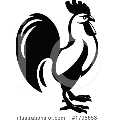 Rooster Clipart #1798653 by Vector Tradition SM