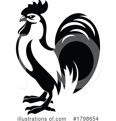 Royalty-Free (RF) Rooster Clipart Illustration by Vector Tradition SM - Stock Sample #1798654