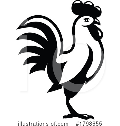Royalty-Free (RF) Rooster Clipart Illustration by Vector Tradition SM - Stock Sample #1798655