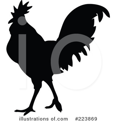 Royalty-Free (RF) Rooster Clipart Illustration by dero - Stock Sample #223869