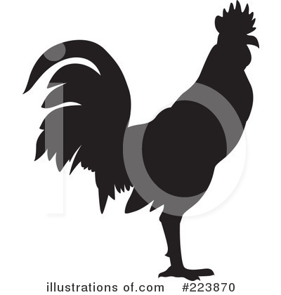 Royalty-Free (RF) Rooster Clipart Illustration by dero - Stock Sample #223870