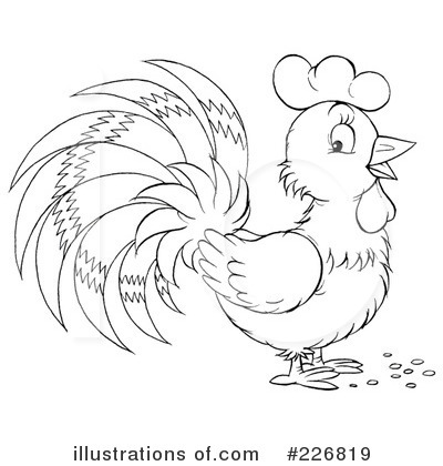 Rooster Clipart #226819 by Alex Bannykh