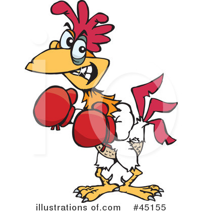 Rooster Clipart #45155 by Dennis Holmes Designs
