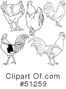 Rooster Clipart #51259 by dero