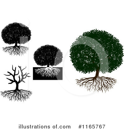 Royalty-Free (RF) Roots Clipart Illustration by Vector Tradition SM - Stock Sample #1165767