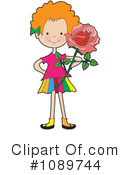 Rose Clipart #1089744 by Maria Bell