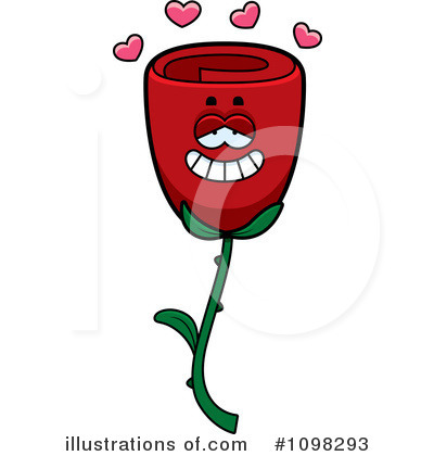 Royalty-Free (RF) Rose Clipart Illustration by Cory Thoman - Stock Sample #1098293