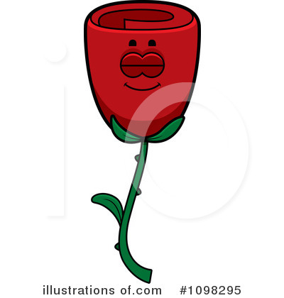 Royalty-Free (RF) Rose Clipart Illustration by Cory Thoman - Stock Sample #1098295