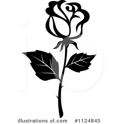 Rose Clipart #1124845 by Vector Tradition SM