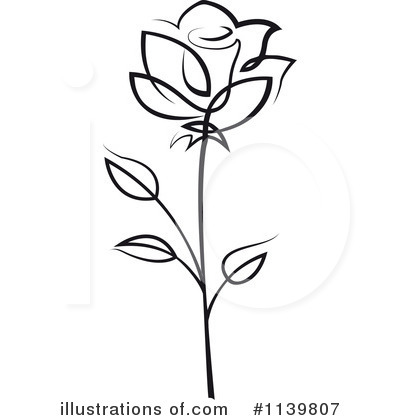 Rose Clipart #1139807 by Vector Tradition SM
