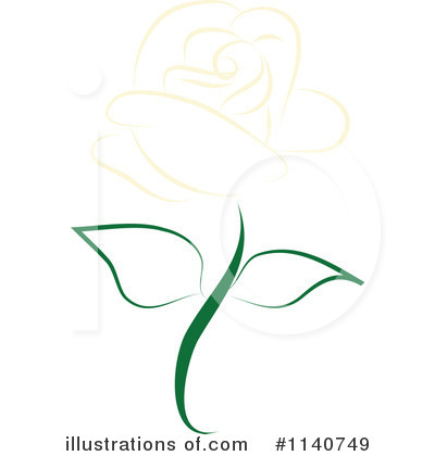 Royalty-Free (RF) Rose Clipart Illustration by Vitmary Rodriguez - Stock Sample #1140749