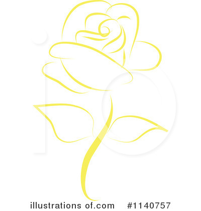 Royalty-Free (RF) Rose Clipart Illustration by Vitmary Rodriguez - Stock Sample #1140757