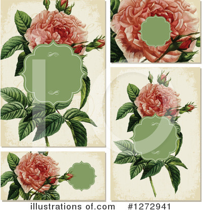 Royalty-Free (RF) Rose Clipart Illustration by BestVector - Stock Sample #1272941