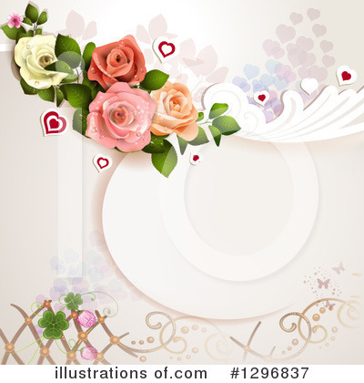 Royalty-Free (RF) Rose Clipart Illustration by merlinul - Stock Sample #1296837