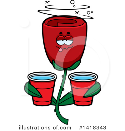 Royalty-Free (RF) Rose Clipart Illustration by Cory Thoman - Stock Sample #1418343