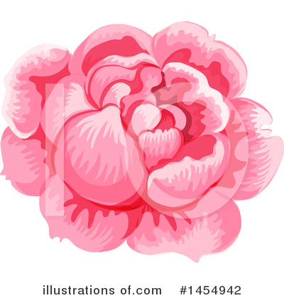 Royalty-Free (RF) Rose Clipart Illustration by Vector Tradition SM - Stock Sample #1454942