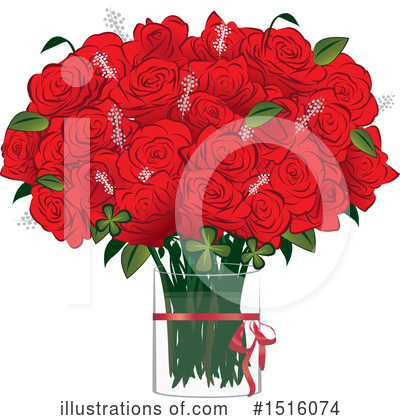 Royalty-Free (RF) Rose Clipart Illustration by Vitmary Rodriguez - Stock Sample #1516074