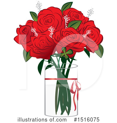 Royalty-Free (RF) Rose Clipart Illustration by Vitmary Rodriguez - Stock Sample #1516075