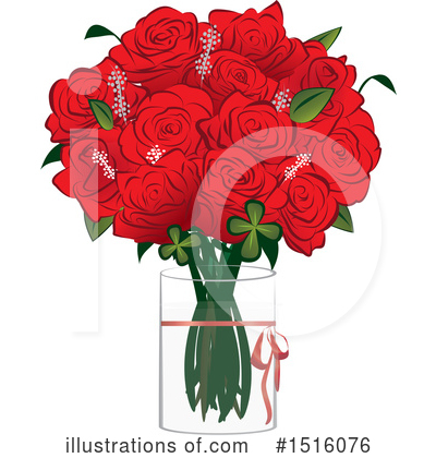 Royalty-Free (RF) Rose Clipart Illustration by Vitmary Rodriguez - Stock Sample #1516076