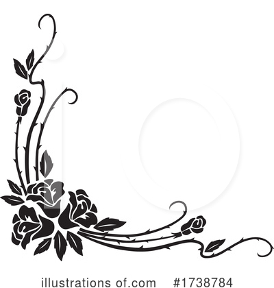 Royalty-Free (RF) Rose Clipart Illustration by Vector Tradition SM - Stock Sample #1738784