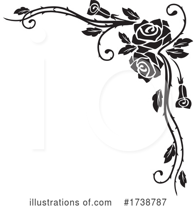 Royalty-Free (RF) Rose Clipart Illustration by Vector Tradition SM - Stock Sample #1738787