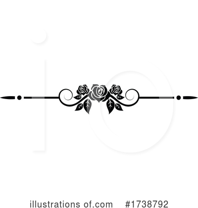 Royalty-Free (RF) Rose Clipart Illustration by Vector Tradition SM - Stock Sample #1738792