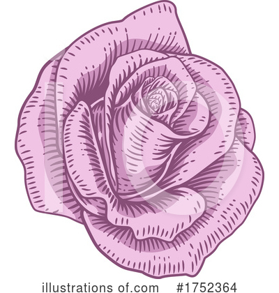 Royalty-Free (RF) Rose Clipart Illustration by AtStockIllustration - Stock Sample #1752364