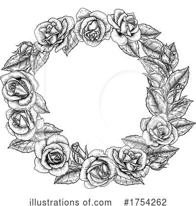 Wreath Clipart #1754262 by AtStockIllustration