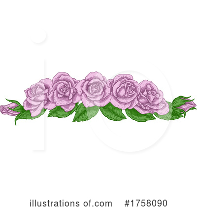 Roses Clipart #1758090 by AtStockIllustration