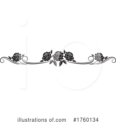 Royalty-Free (RF) Rose Clipart Illustration by Vector Tradition SM - Stock Sample #1760134