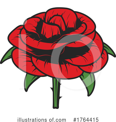 Rose Clipart #1764415 by Vector Tradition SM