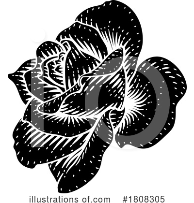 Royalty-Free (RF) Rose Clipart Illustration by AtStockIllustration - Stock Sample #1808305
