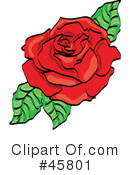 Rose Clipart #45801 by Pams Clipart