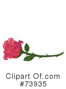 Rose Clipart #73935 by Pams Clipart