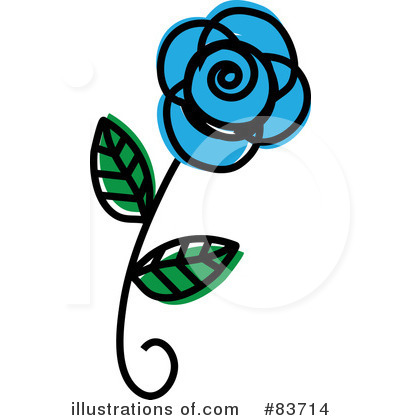 Royalty-Free (RF) Rose Clipart Illustration by Rosie Piter - Stock Sample #83714