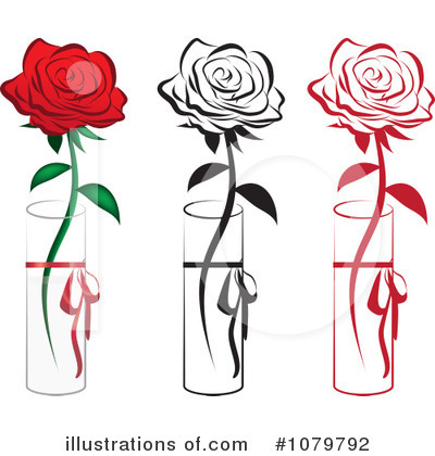 Royalty-Free (RF) Roses Clipart Illustration by Vitmary Rodriguez - Stock Sample #1079792