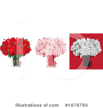 Royalty-Free (RF) Roses Clipart Illustration by Vitmary Rodriguez - Stock Sample #1079793