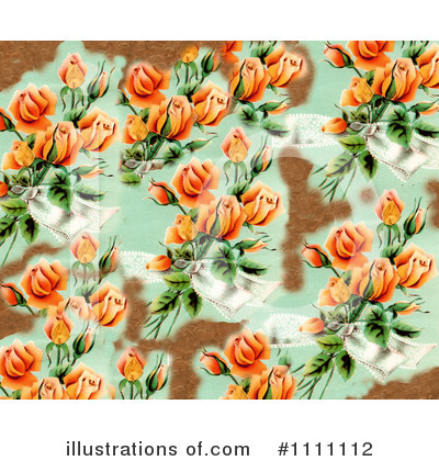 Royalty-Free (RF) Roses Clipart Illustration by Prawny Vintage - Stock Sample #1111112