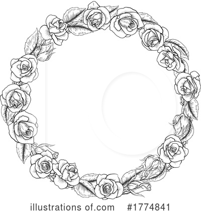 Wreath Clipart #1774841 by AtStockIllustration