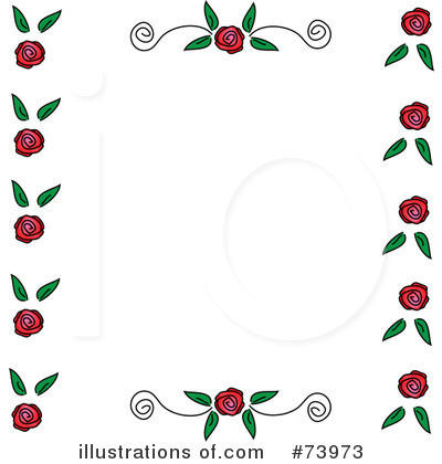 Rose Clipart #73973 by Pams Clipart