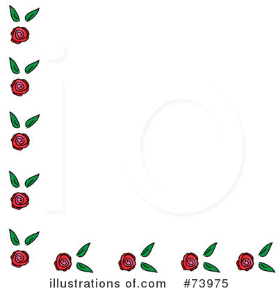 Rose Clipart #73975 by Pams Clipart