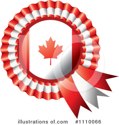 Canadian Flag Clipart #1110066 by MilsiArt