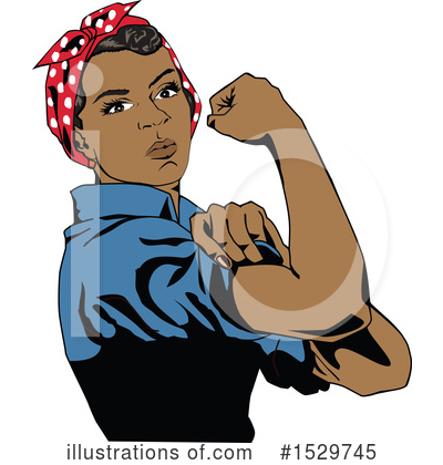 Rosie The Riveter Clipart #1529745 by Dennis Holmes Designs