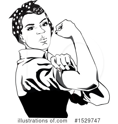 Rosie The Riveter Clipart #1529747 by Dennis Holmes Designs