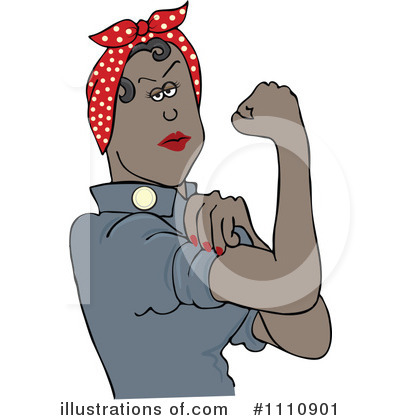Rosie The Riveter Clipart #1110901 by djart