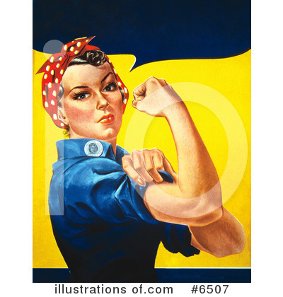 Rosie The Riveter Clipart #6507 by JVPD
