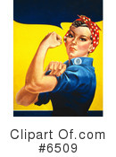 Rosie The Riveter Clipart #6509 by JVPD