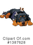 Rottweiler Clipart #1387628 by Pushkin